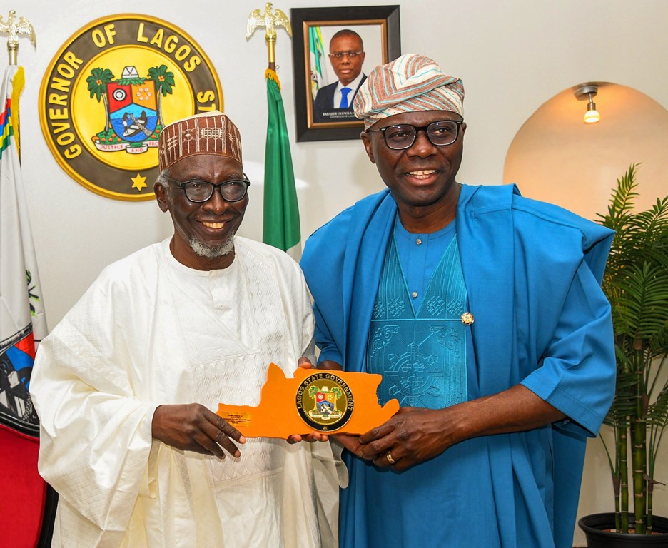 GOV. SANWO-OLU RECEIVES THE BOARD OF TRUSTEES OF NIGERIA MEDIA MERIT AWARD (NMMA) DURING A COURTESY VISIT